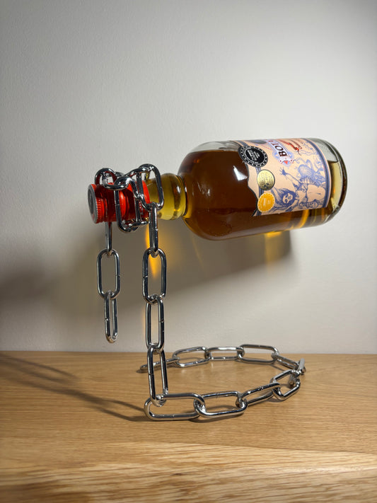 metalen flessenhouder